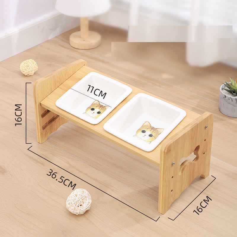 Adjustable Dog Bowl Neck Protector Pet Supplies