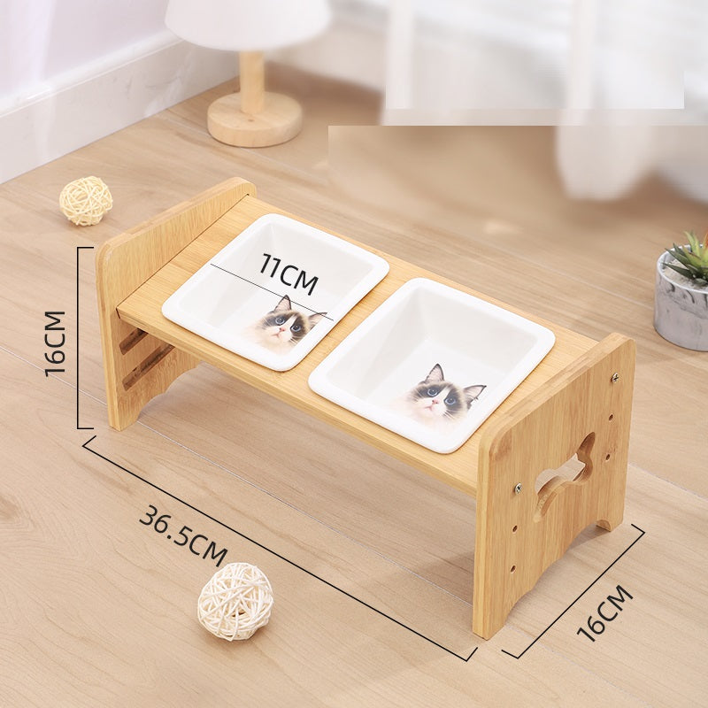 Adjustable Dog Bowl Neck Protector Pet Supplies