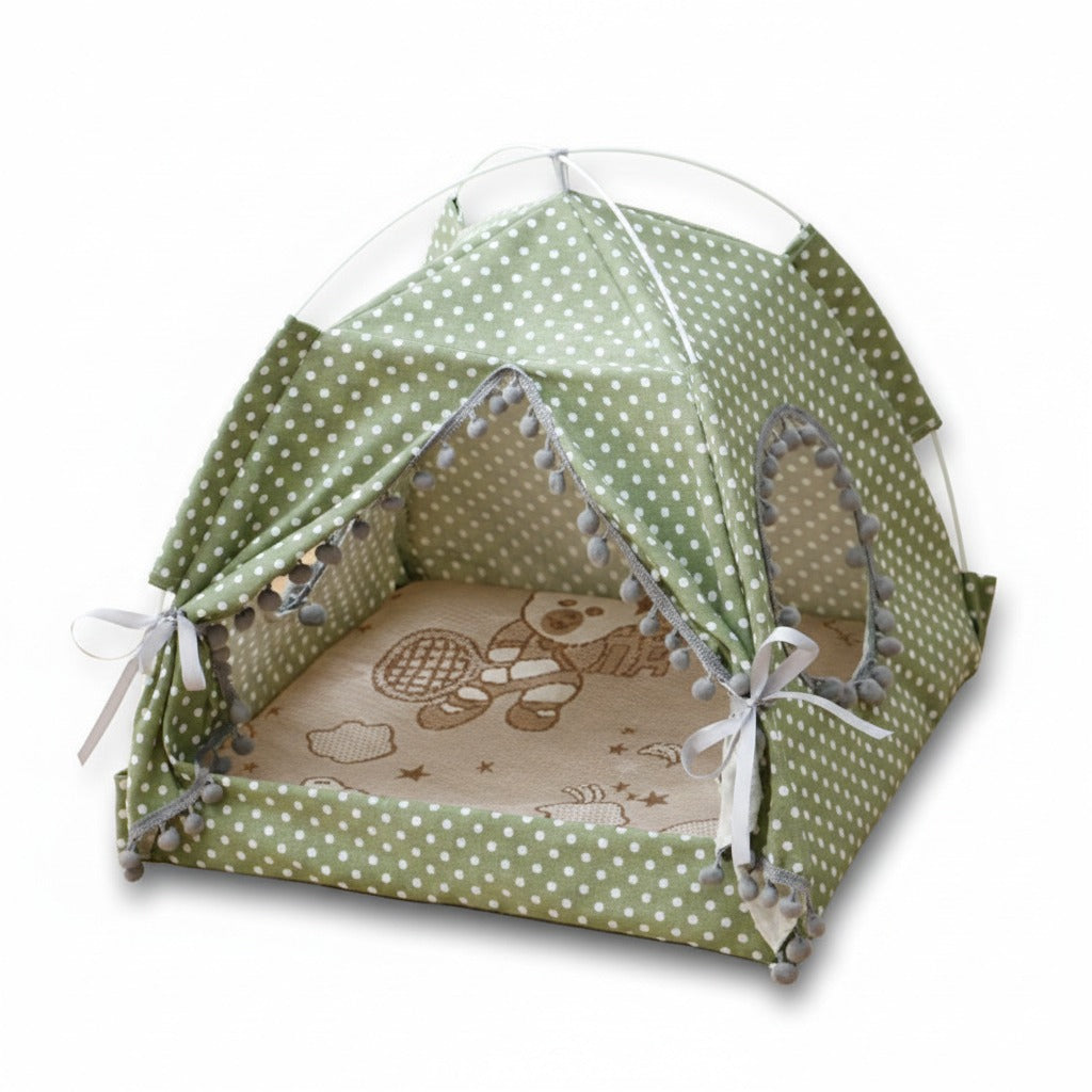 Cat Tent Cat Cat House Enclosed Pet Bed