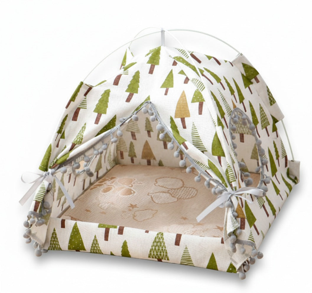 Cat Tent Cat Cat House Enclosed Pet Bed