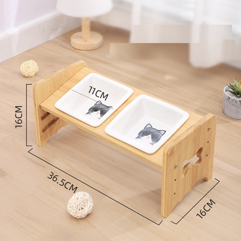 Adjustable Dog Bowl Neck Protector Pet Supplies