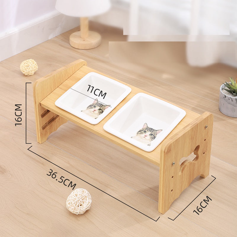 Adjustable Dog Bowl Neck Protector Pet Supplies