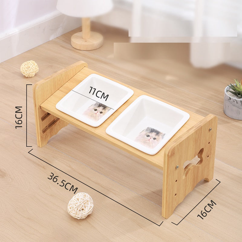 Adjustable Dog Bowl Neck Protector Pet Supplies