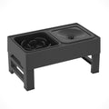Adjustable Elevated Dog Bowl With slow feed